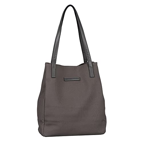 Denim TOM TAILOR, ARONA SPECIAL, Damen, Shopper ohne Reisverschluss, L, Charcoal von TOM TAILOR Denim