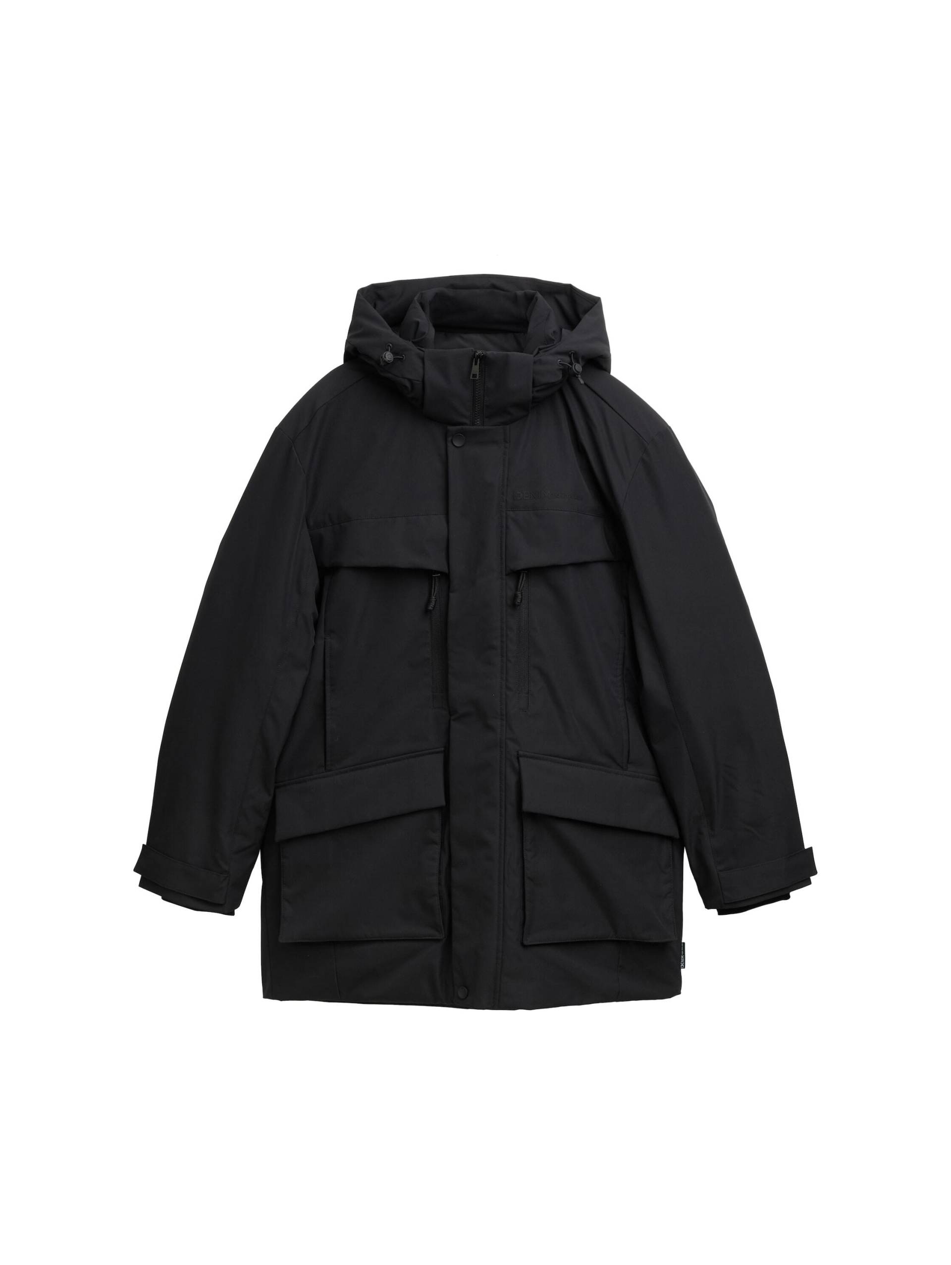 Denim Tom Tailor - Arctic Parka mit abnehmbarer Kapuze black - Gr. - M von Denim Tom Tailor