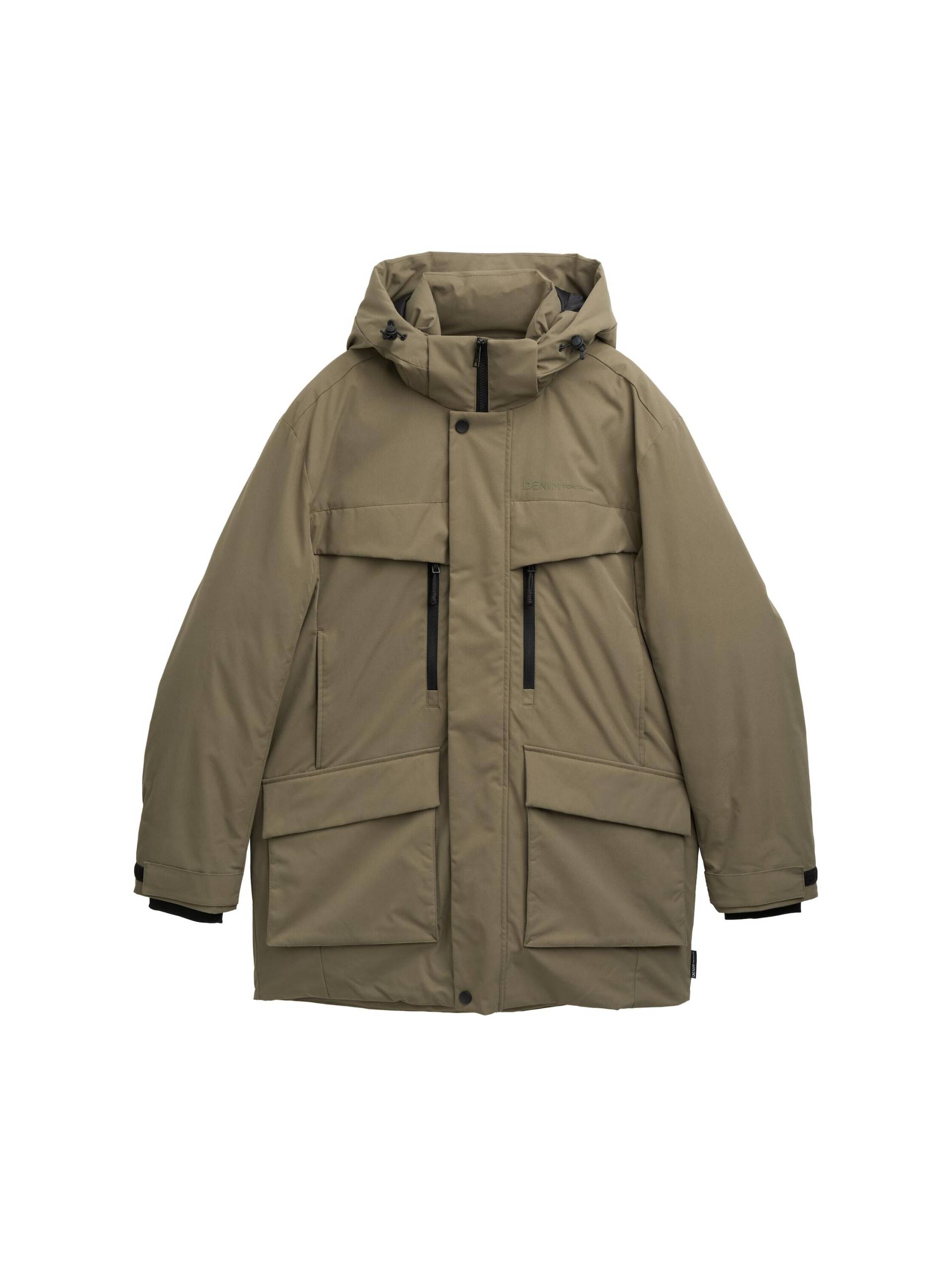 Denim Tom Tailor - Arctic Parka mit abnehmbarer Kapuze jungle soil green - Gr. - XXL von Denim Tom Tailor