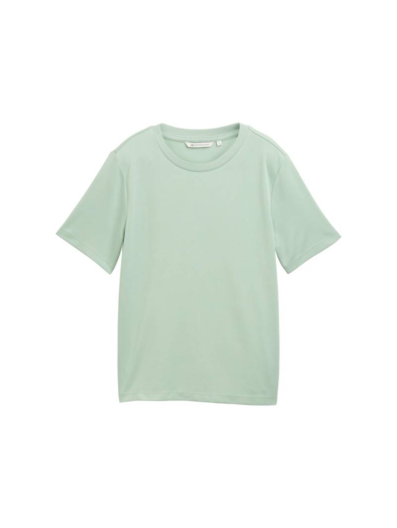 Denim Tom Tailor - Basic Loose Fit T-Shirt fresh mint green - Gr. - XS von Denim Tom Tailor