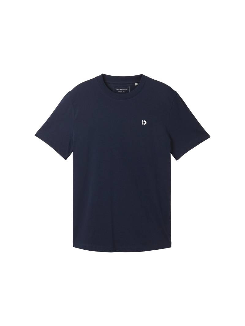 Denim Tom Tailor - Basic T-Shirt navy - Gr. - S von Denim Tom Tailor