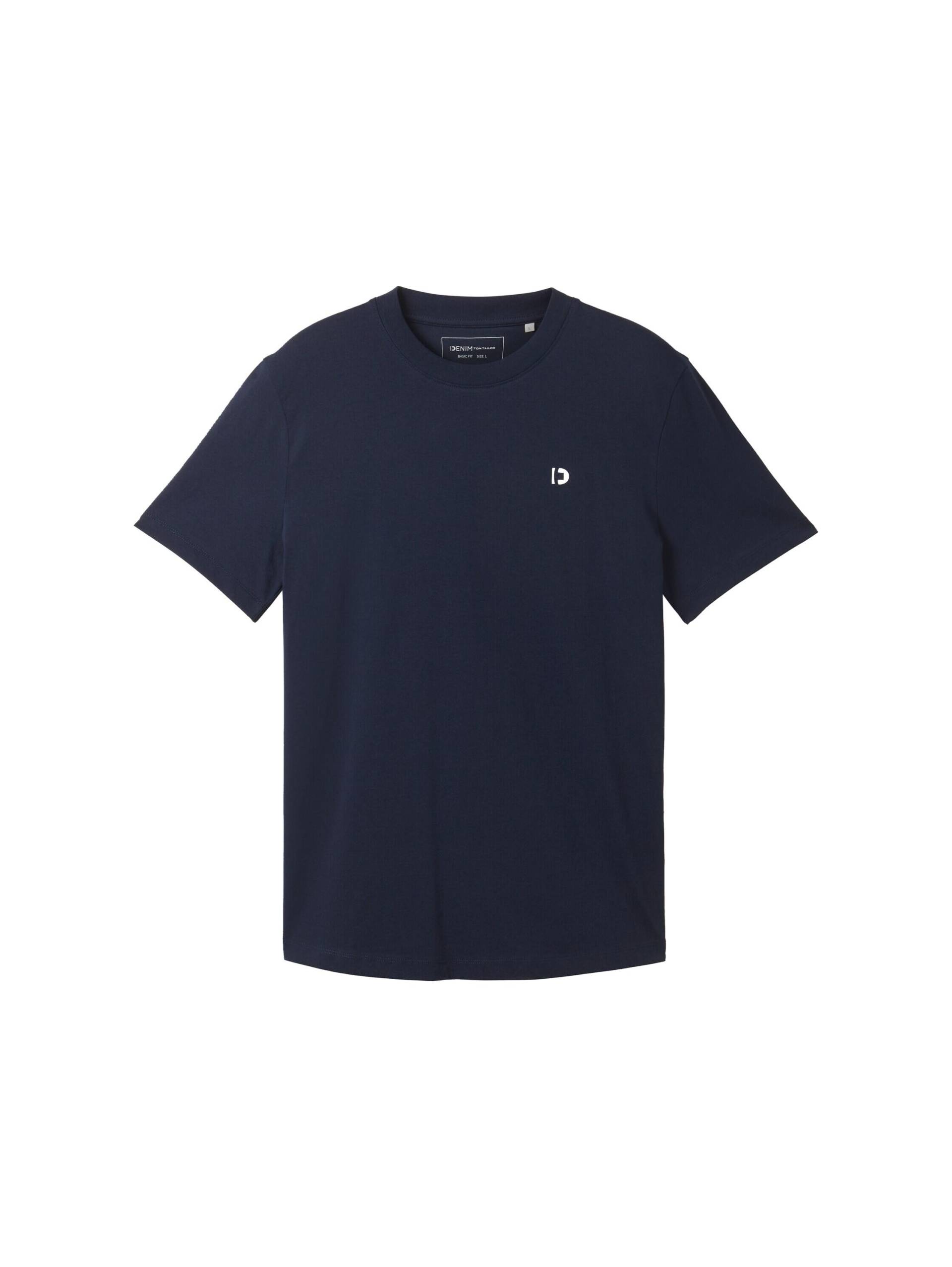 Denim Tom Tailor - Basic T-Shirt navy - Gr. - XL von Denim Tom Tailor