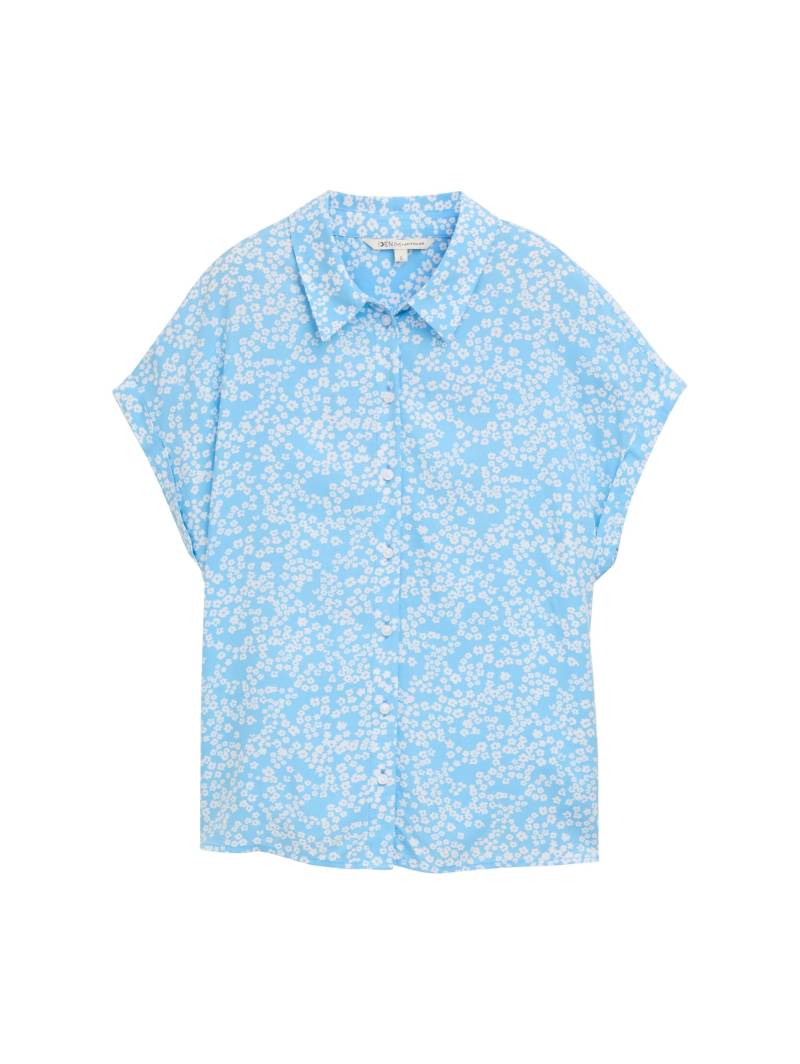 Denim Tom Tailor - Bluse aus Viskose small flower print - Gr. - L von Denim Tom Tailor