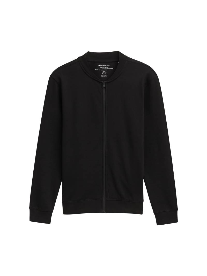 Denim Tom Tailor - Bomberjacke mit Taschen black - Gr. - S von Denim Tom Tailor