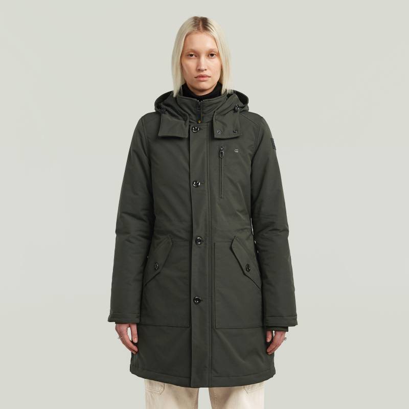 Denim Tom Tailor - Boxy Fit Hemdbluse aus Samt soft chocolate brown - Gr. - M von Denim Tom Tailor