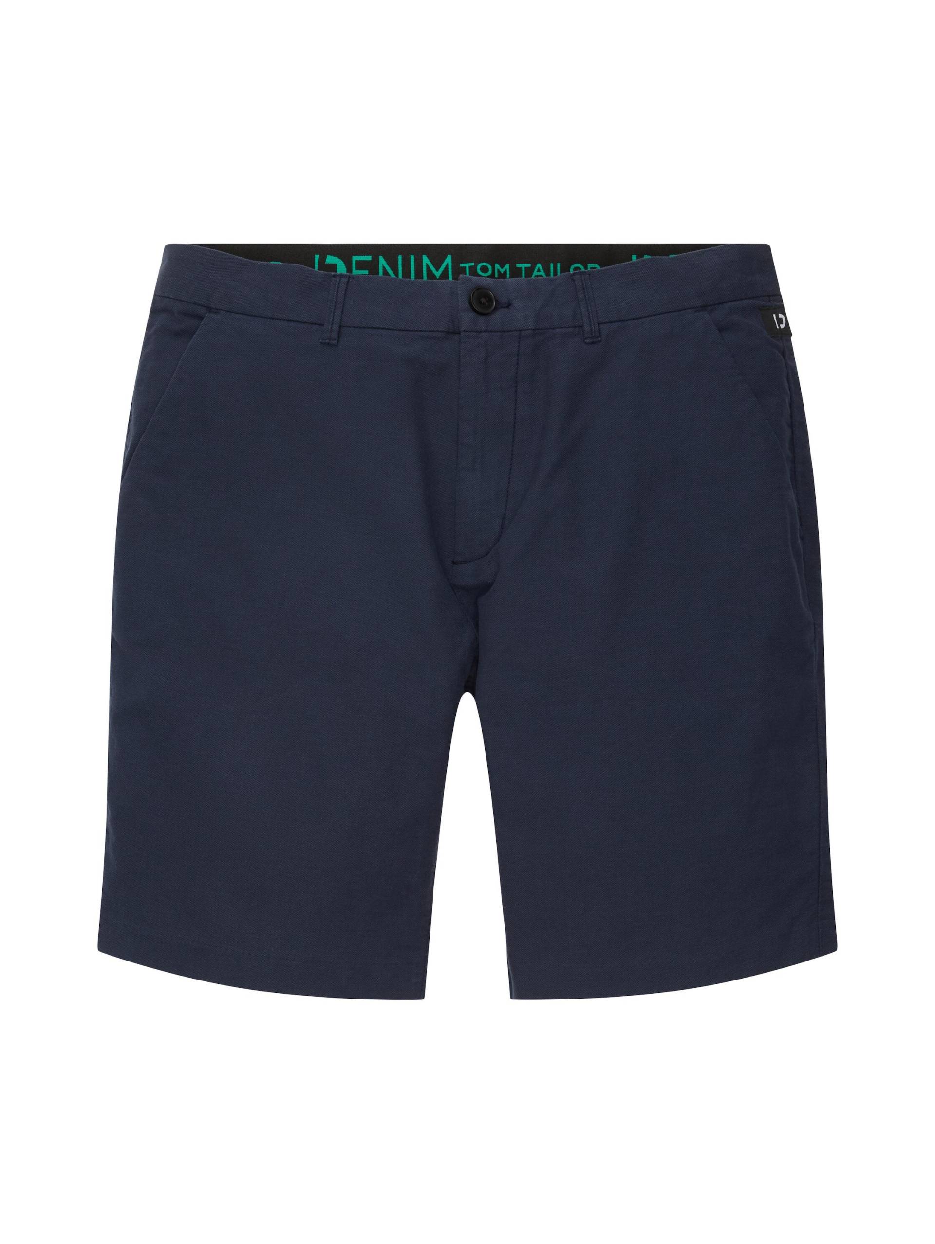 Denim Tom Tailor - Chino Shorts navy black dobby - Gr. - XS von Denim Tom Tailor