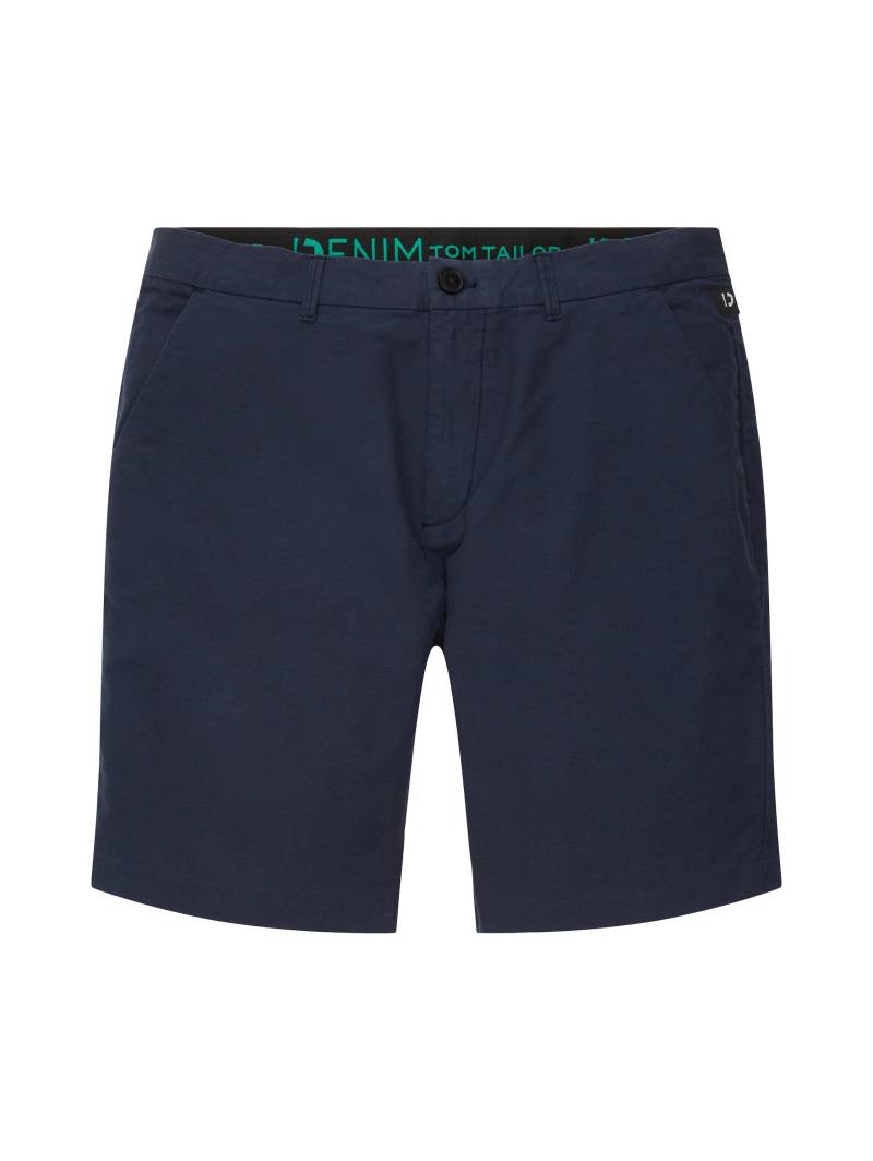 Denim Tom Tailor - Chino Shorts navy black dobby - Gr. - XS von Denim Tom Tailor