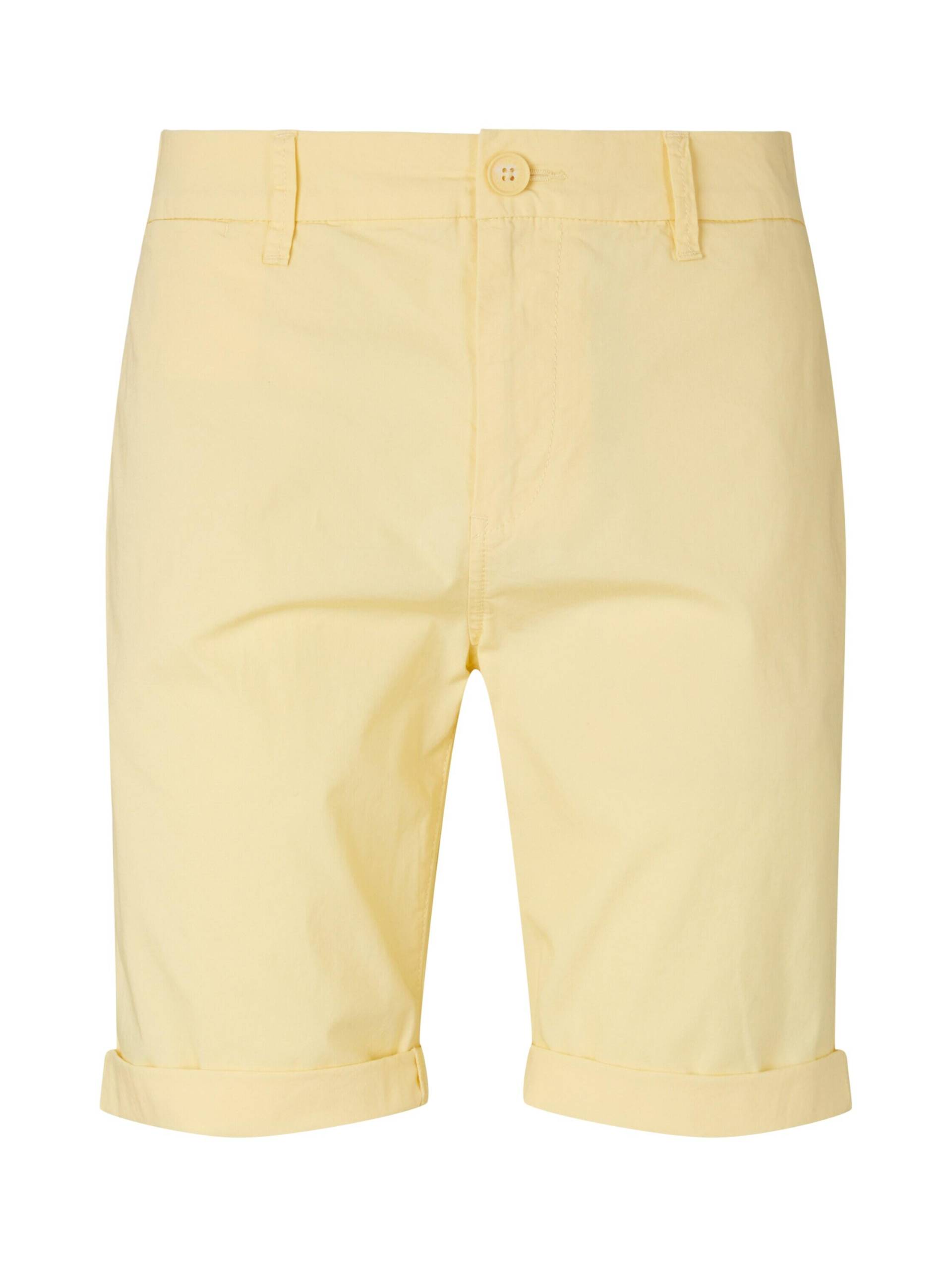 Denim Tom Tailor - Chino Shorts pale banana yellow - Gr. - S von Denim Tom Tailor