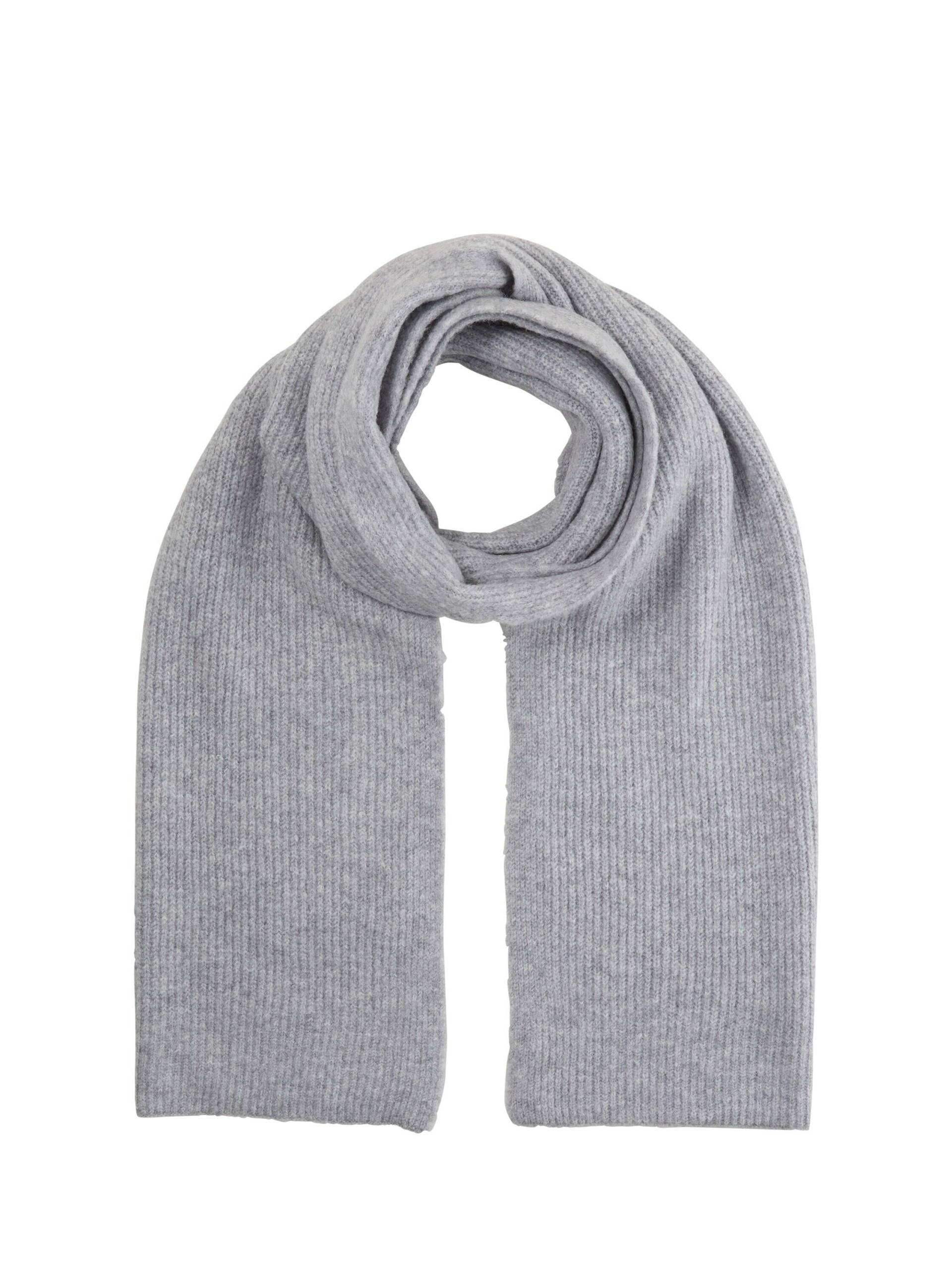 Denim Tom Tailor - Cosy Schal in Melange-Optik cement grey mélange - Gr. - OS von Denim Tom Tailor