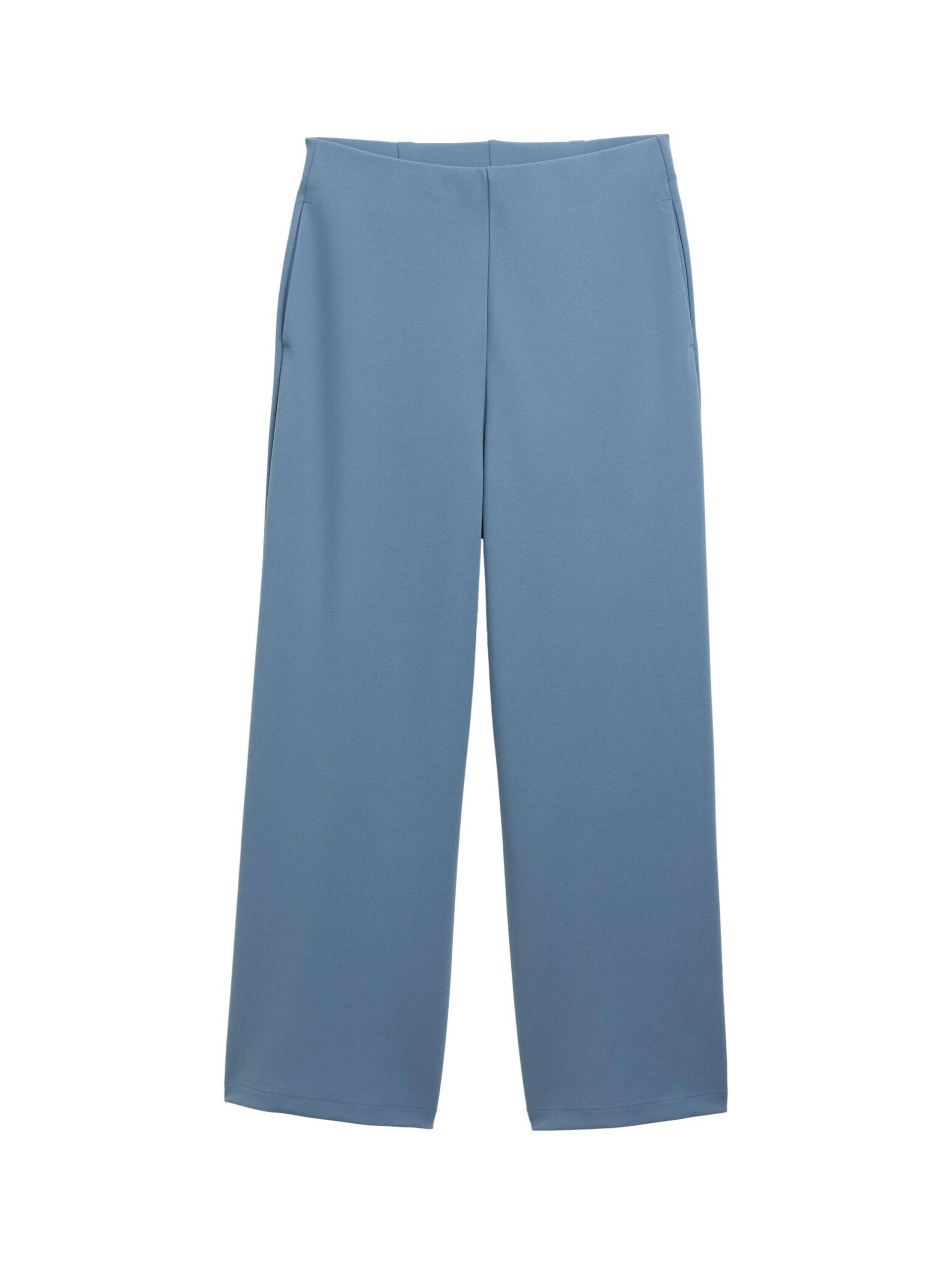 Denim Tom Tailor - High Waist Culotte Hose dusty denim blue - Gr. - M von Denim Tom Tailor