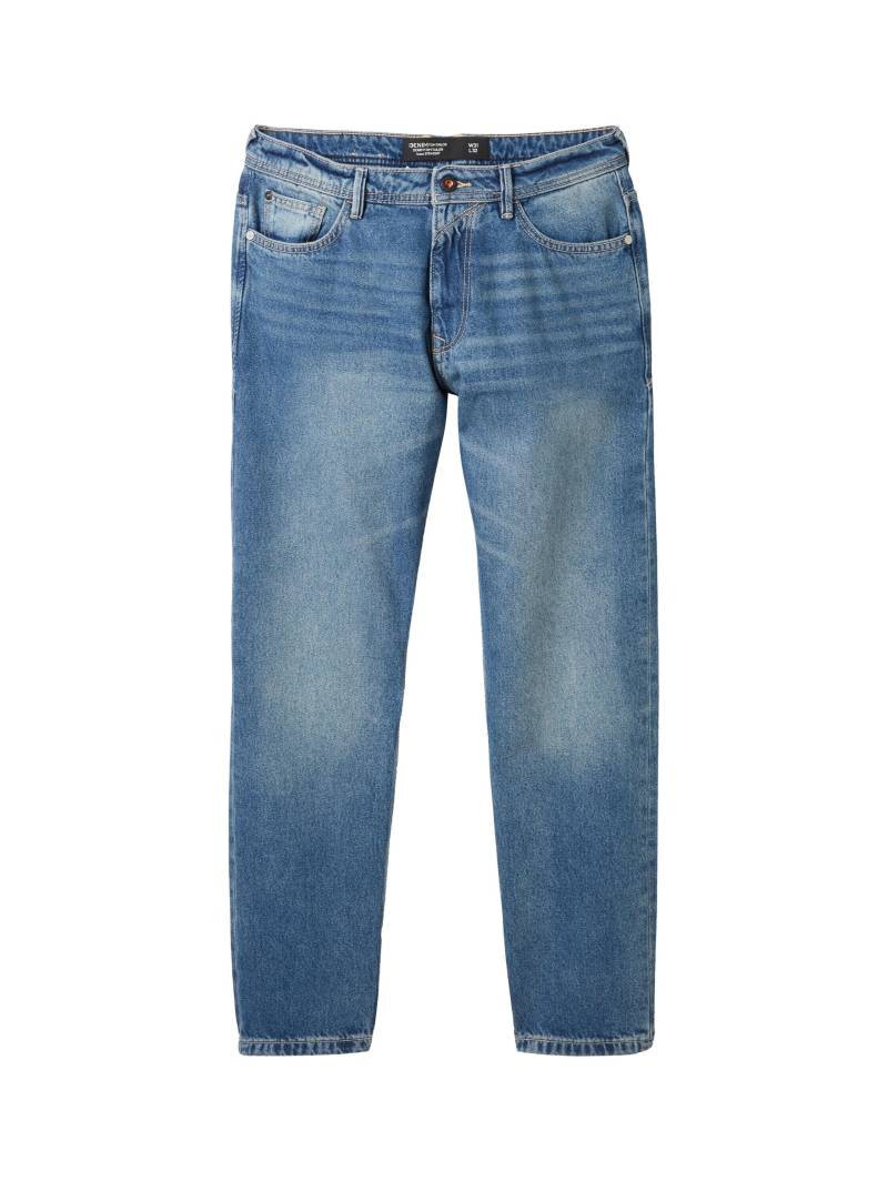 Denim Tom Tailor - LOOSE STRAIGHT FIT Jeans used mid stone blue denim - Gr. - 28/34 von Denim Tom Tailor