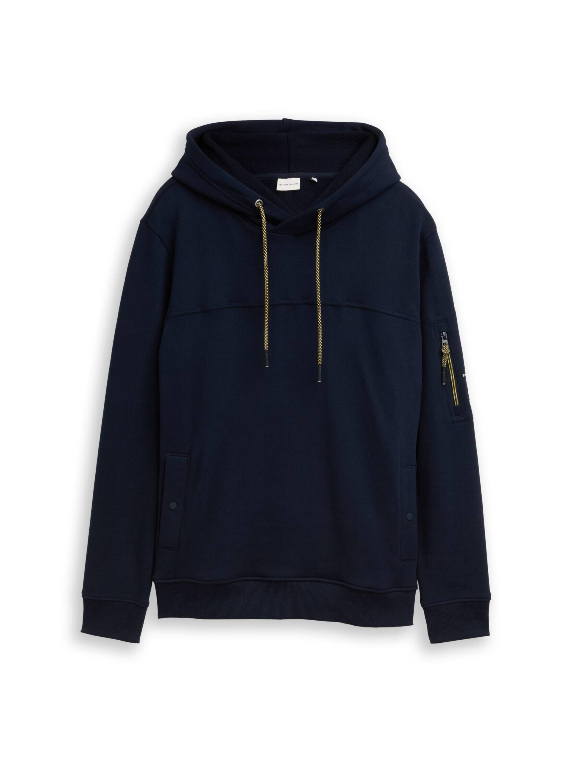 Tom Tailor - Hoodie Sweatshirt mit Taschen sky captain blue - Gr. - L von Tom Tailor