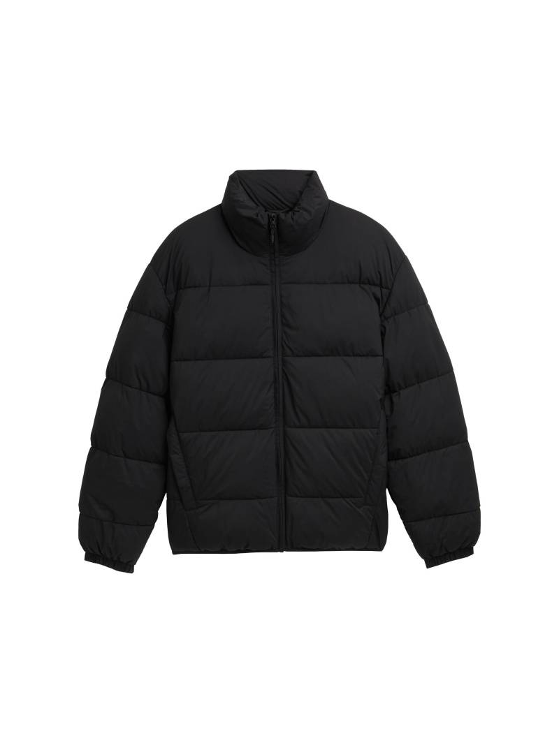 Denim Tom Tailor - Lightweight Pufferjacke mit Stehkragen black - Gr. - XXL von Denim Tom Tailor