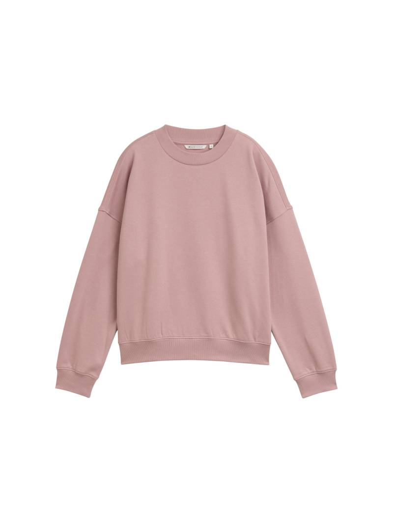 Denim Tom Tailor - Loose Fit Sweatshirt antique rose - Gr. - L von Denim Tom Tailor