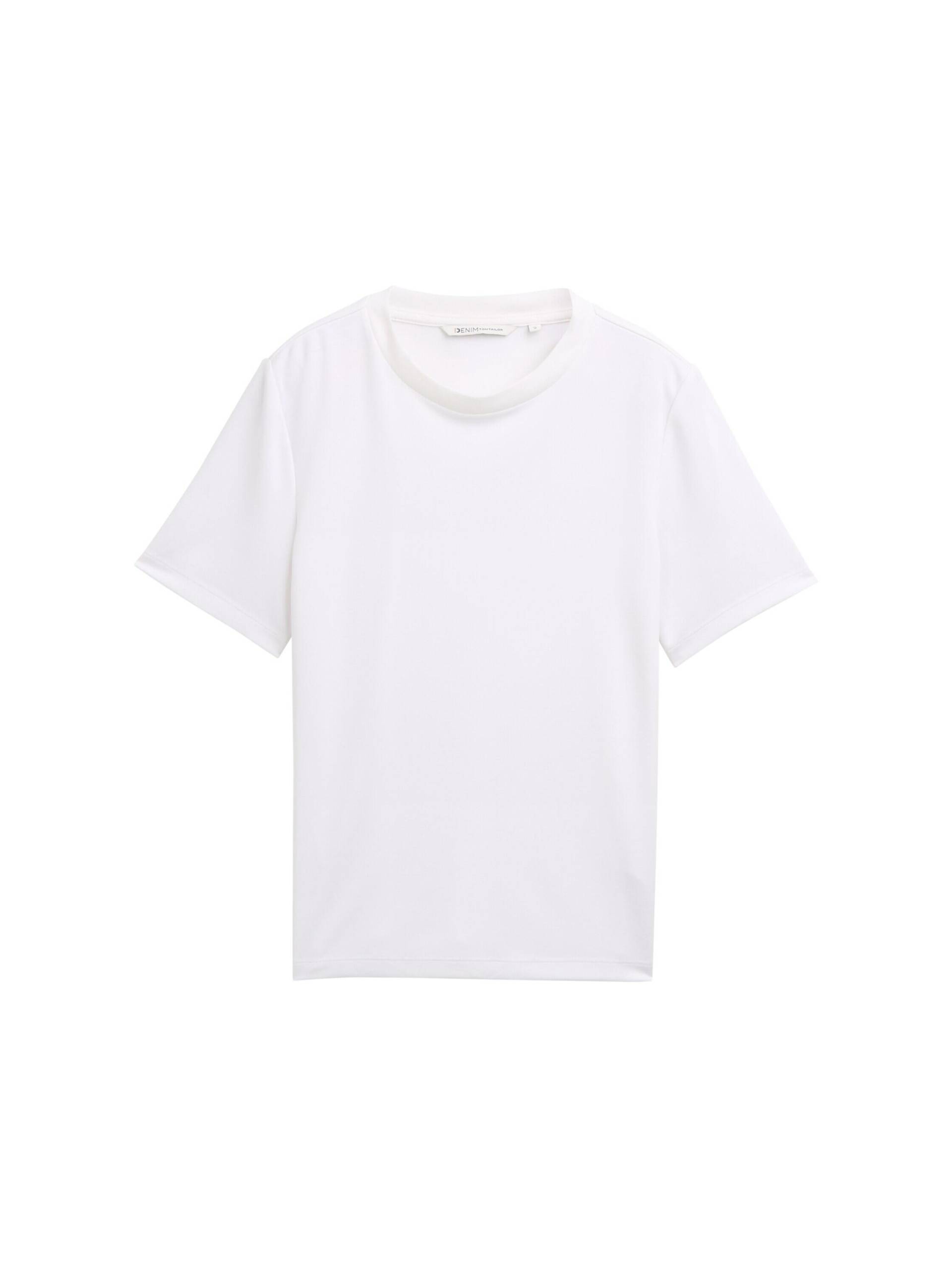 Denim Tom Tailor - Loose Fit T-Shirt white - Gr. - L von Denim Tom Tailor