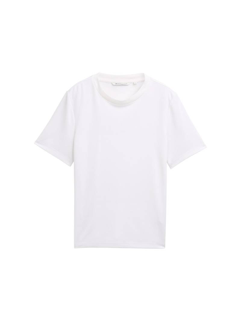 Denim Tom Tailor - Loose Fit T-Shirt white - Gr. - L von Denim Tom Tailor