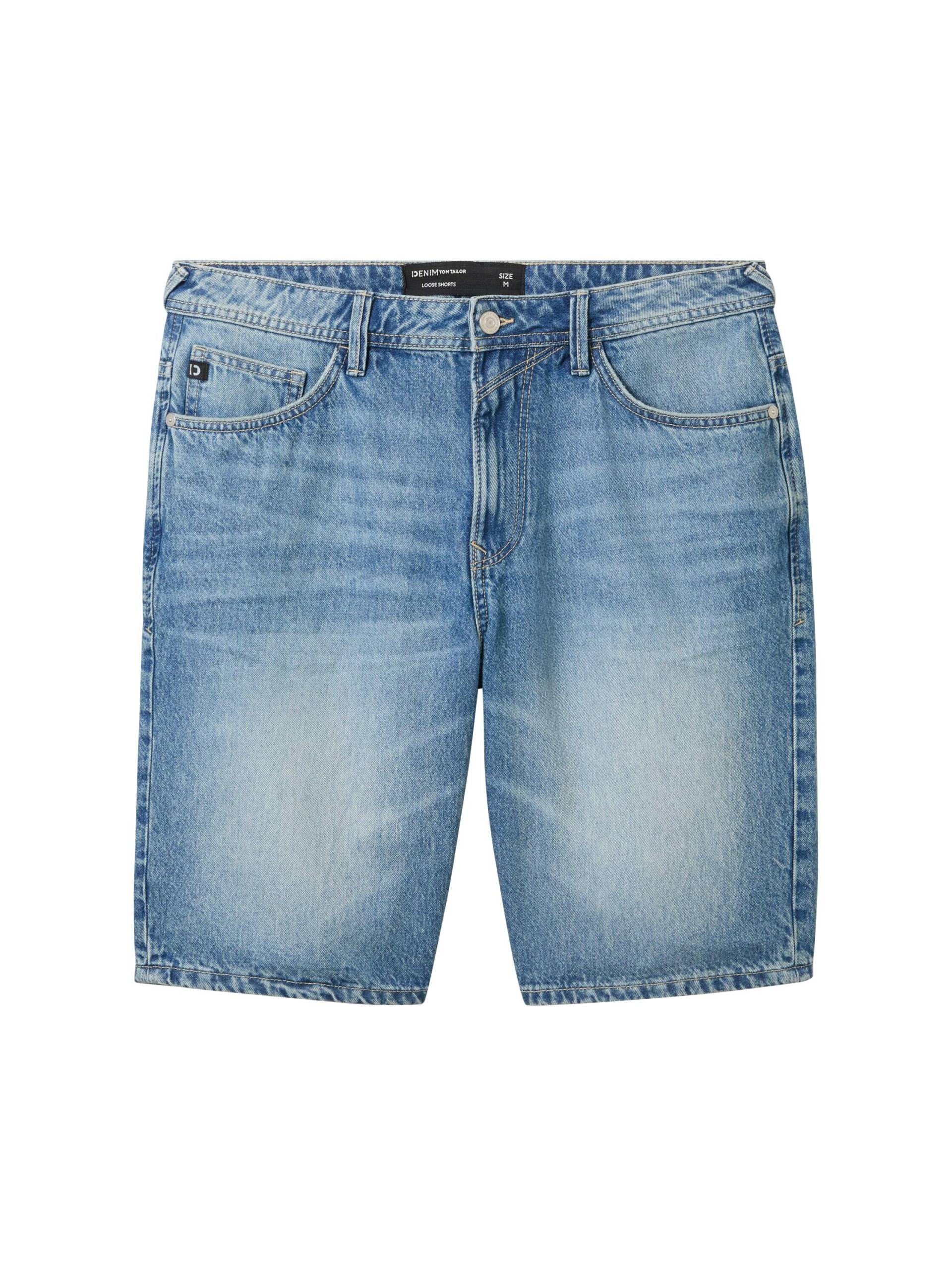 Denim Tom Tailor - Loose Jeans Shorts super stone blue denim tint - Gr. - S von Denim Tom Tailor