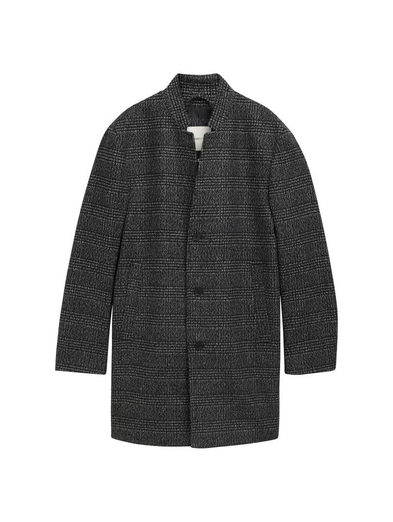 Denim Tom Tailor - Mantel mit Wolle black big glencheck - Gr. - XL von Denim Tom Tailor