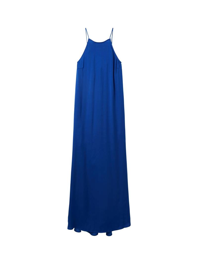 Denim Tom Tailor - Maxikleid shiny royal blue - Gr. - S von Denim Tom Tailor