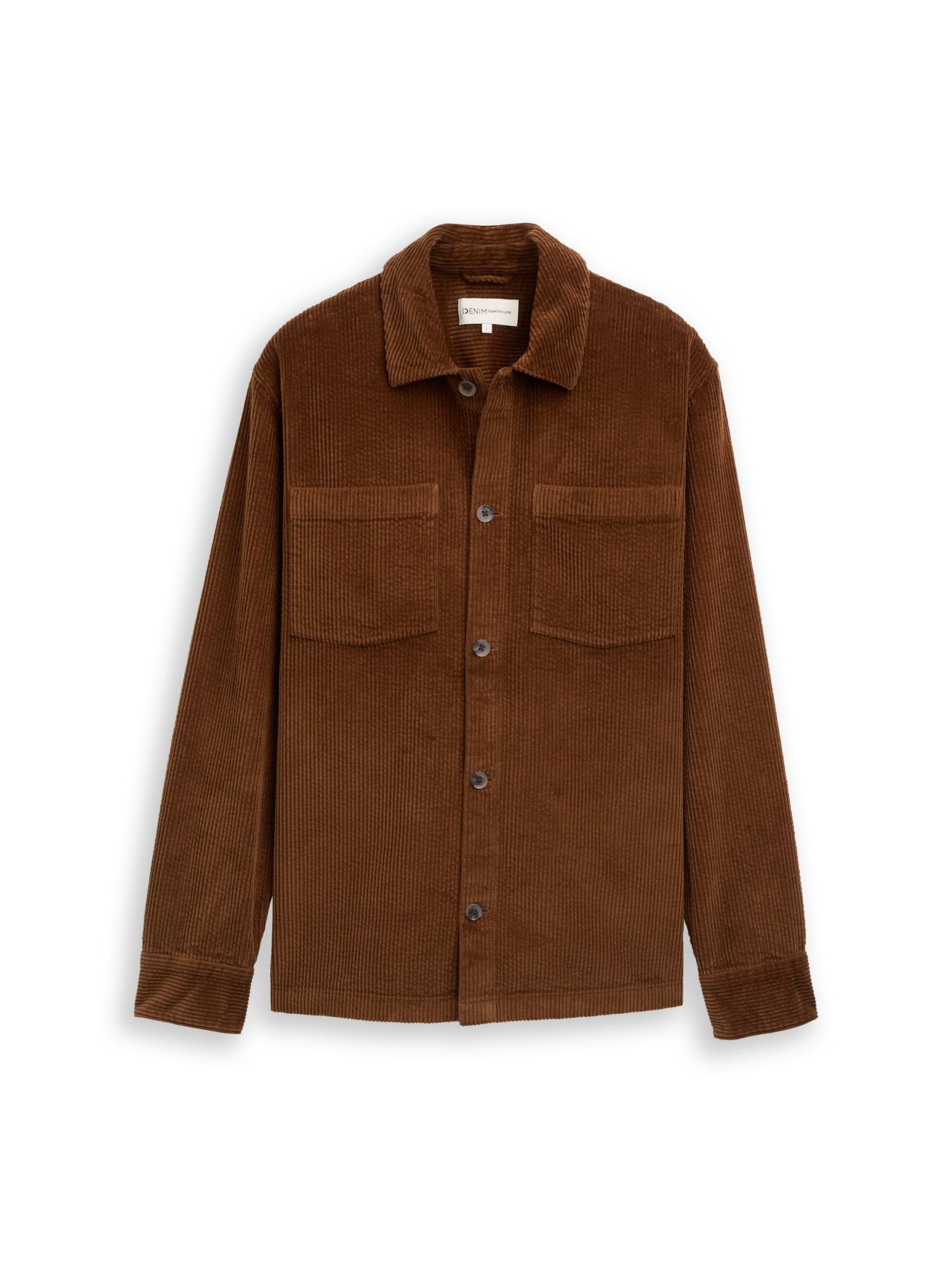 Denim Tom Tailor - Overshirt aus Cord golden clay - Gr. - XL von Denim Tom Tailor
