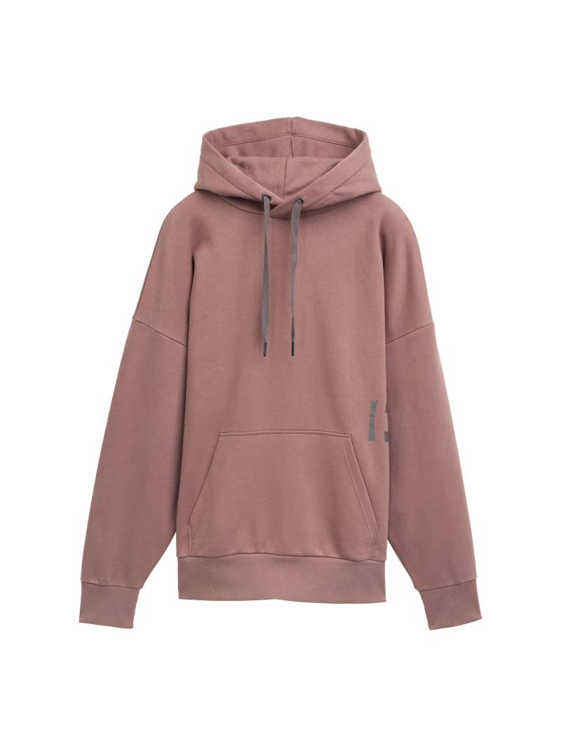 Denim Tom Tailor - Oversize Hoodie Sweatshirt dark smoke rose - Gr. - M von Denim Tom Tailor