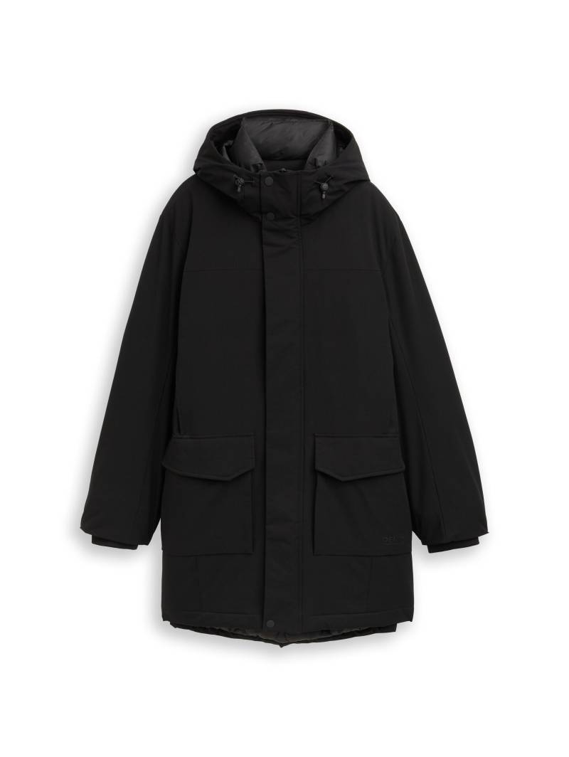 Denim Tom Tailor - Parka mit wasserabweisender Funktion black - Gr. - M von Denim Tom Tailor