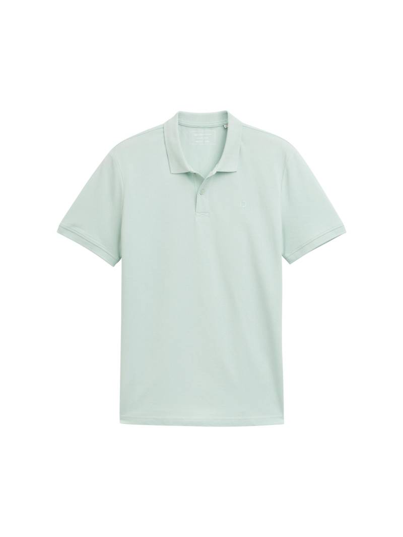 Denim Tom Tailor - Piqué Poloshirt aus Baumwolle sea foam - Gr. - XXL von Denim Tom Tailor