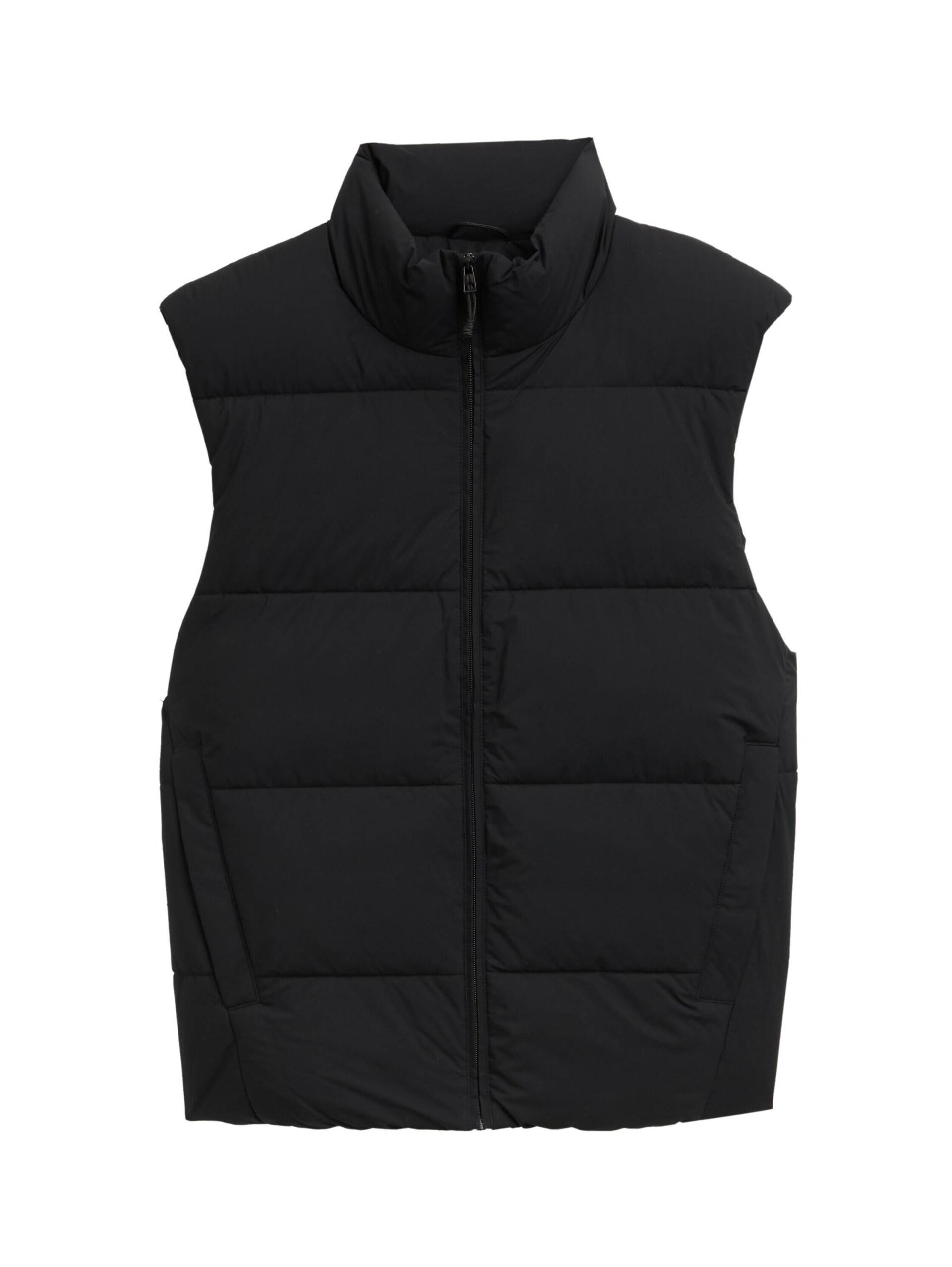 Denim Tom Tailor - Puffer-Weste mit Stehkragen black - Gr. - XXL von Denim Tom Tailor