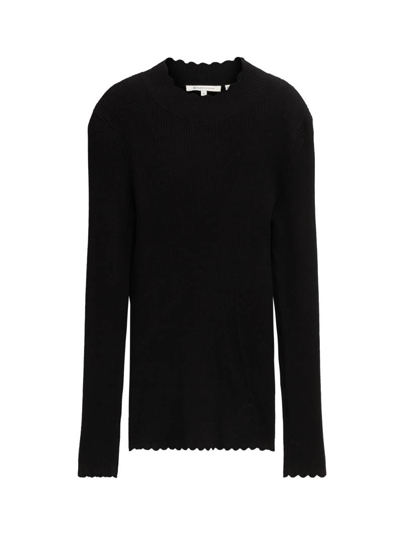 Denim Tom Tailor - Pullover mit Rippstruktur deep black - Gr. - S von Denim Tom Tailor