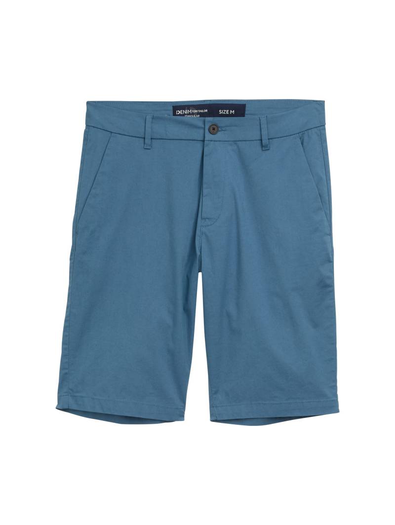 Denim Tom Tailor - Regular Fit Chino Shorts mystical blue - Gr. - XL von Denim Tom Tailor