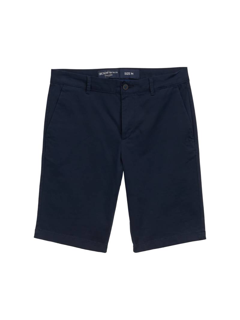 Denim Tom Tailor - Regular Fit Chino Shorts sky captain blue - Gr. - S von Denim Tom Tailor