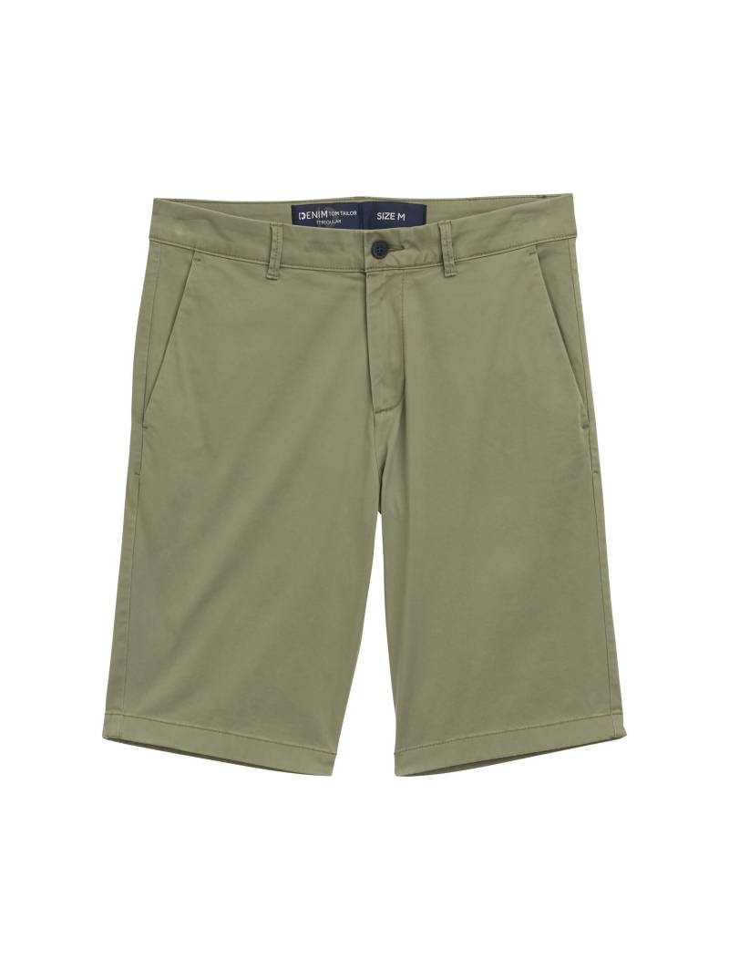 Denim Tom Tailor - Regular Fit Chino Shorts tree moss green - Gr. - S von Denim Tom Tailor
