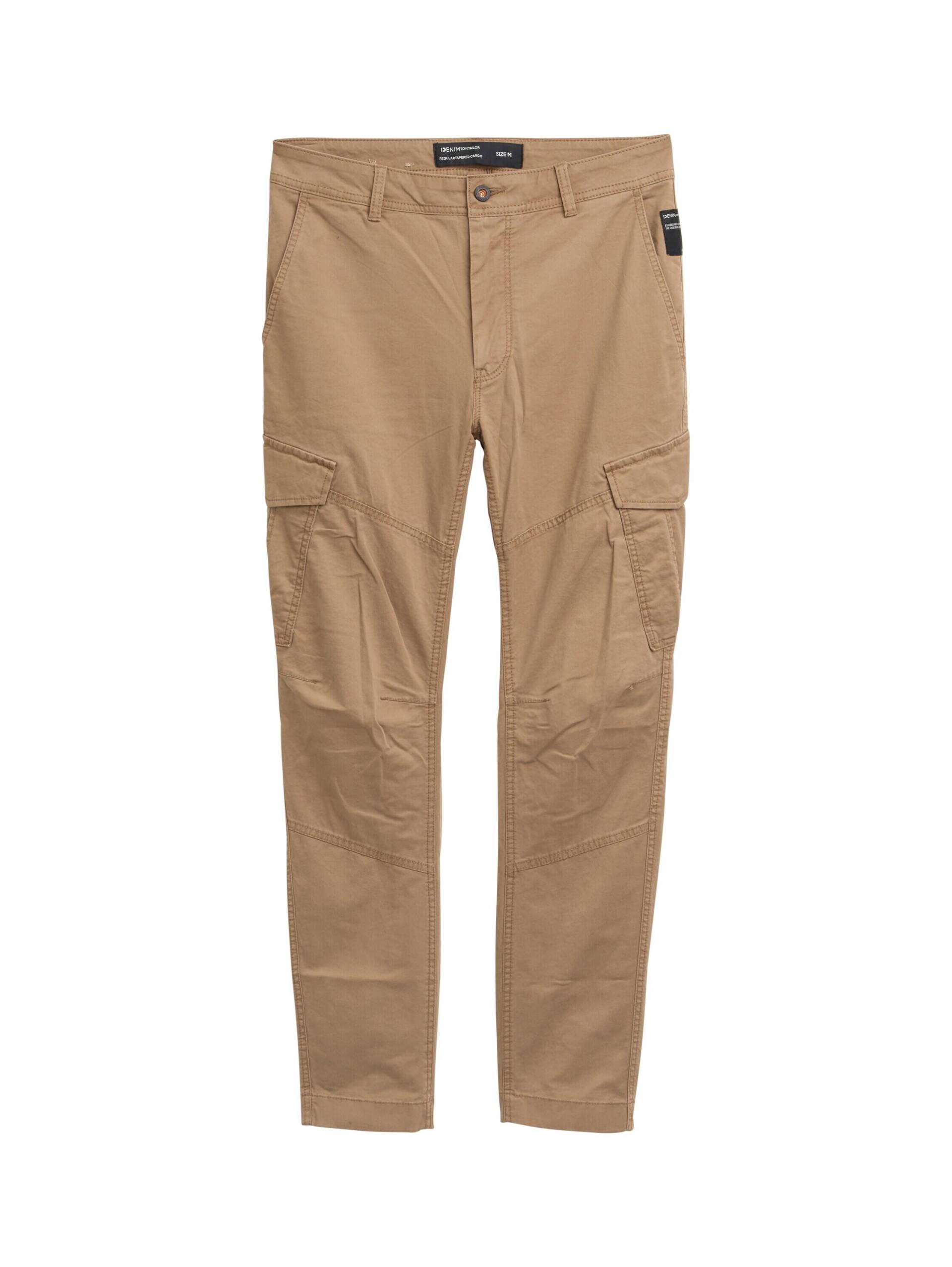 Denim Tom Tailor - Regular Tapered Cargo Hose caribou beige - Gr. - XL von Denim Tom Tailor