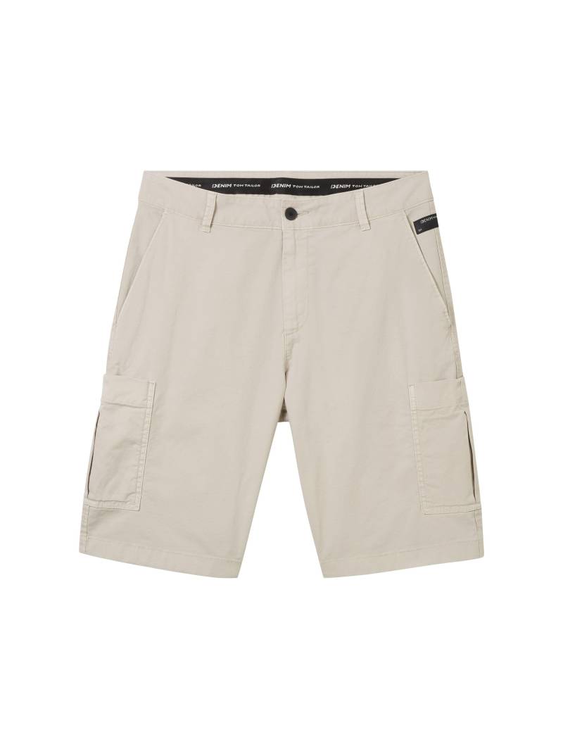 Denim Tom Tailor - Relaxed Cargoshorts light dove grey - Gr. - M von Denim Tom Tailor