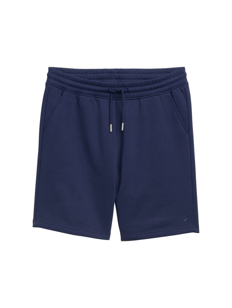 Denim Tom Tailor - Relaxed Fit Jogger Sweat-Shorts dark blueberry - Gr. - L von Denim Tom Tailor