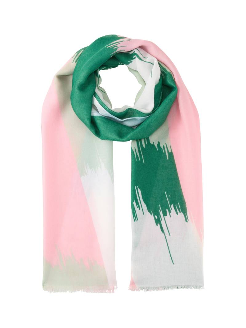 Denim Tom Tailor - Schal aus Twill abstract multicolor print - Gr. - OS von Denim Tom Tailor
