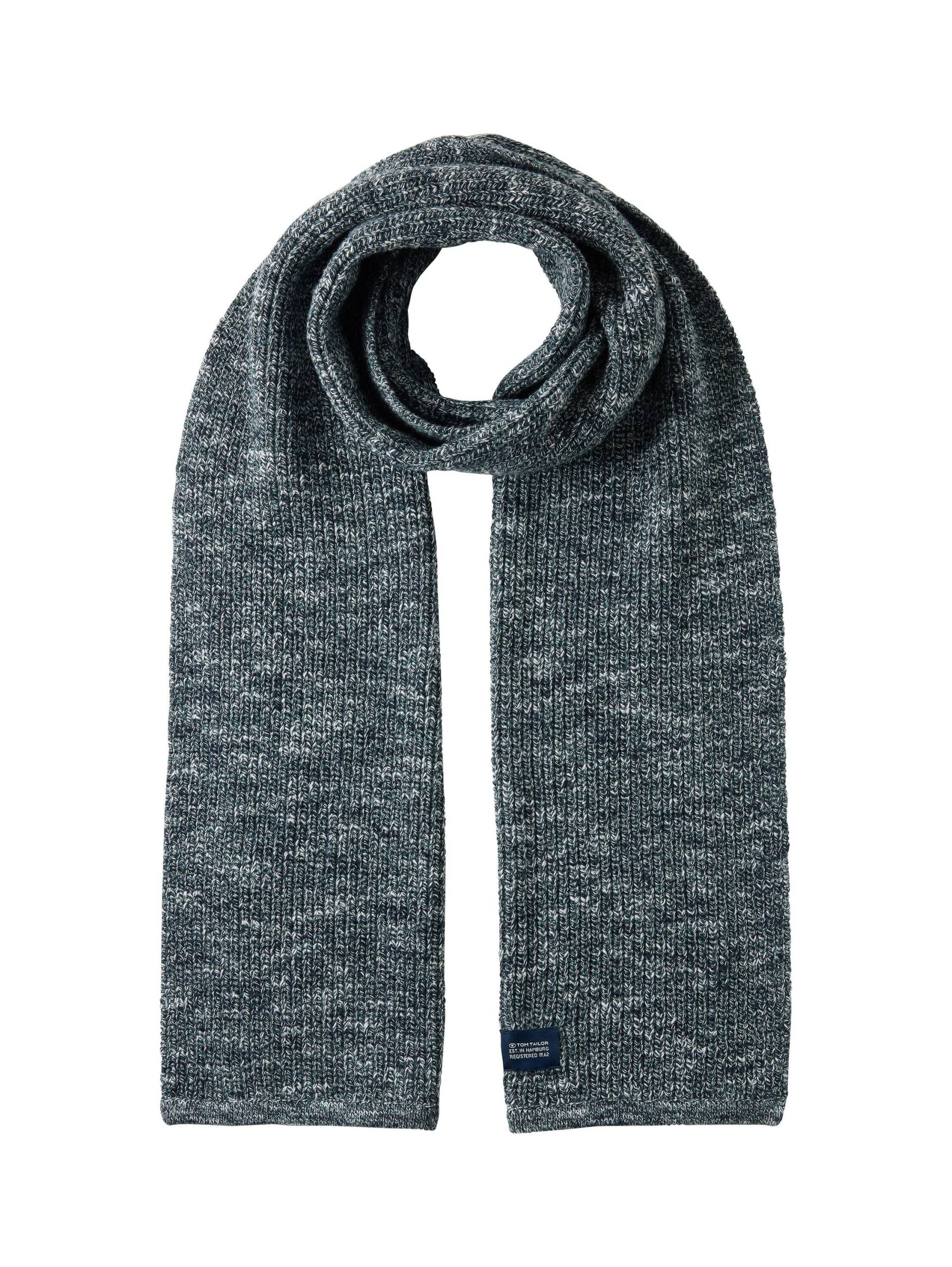 Denim Tom Tailor - Schal mit Struktur sky captain blue - Gr. - OS von Denim Tom Tailor