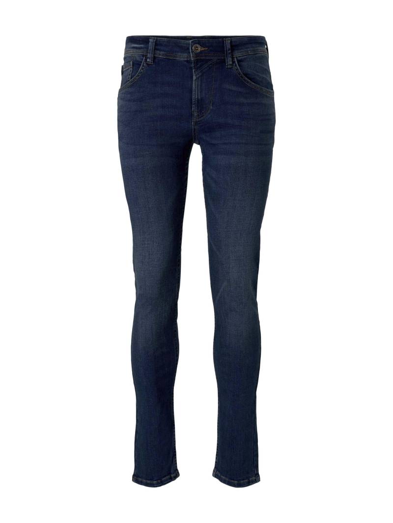 Denim Tom Tailor - Skinny Culver Soft Stretch-Jeans used dark stone blue denim - Gr. - 28/32 von Denim Tom Tailor