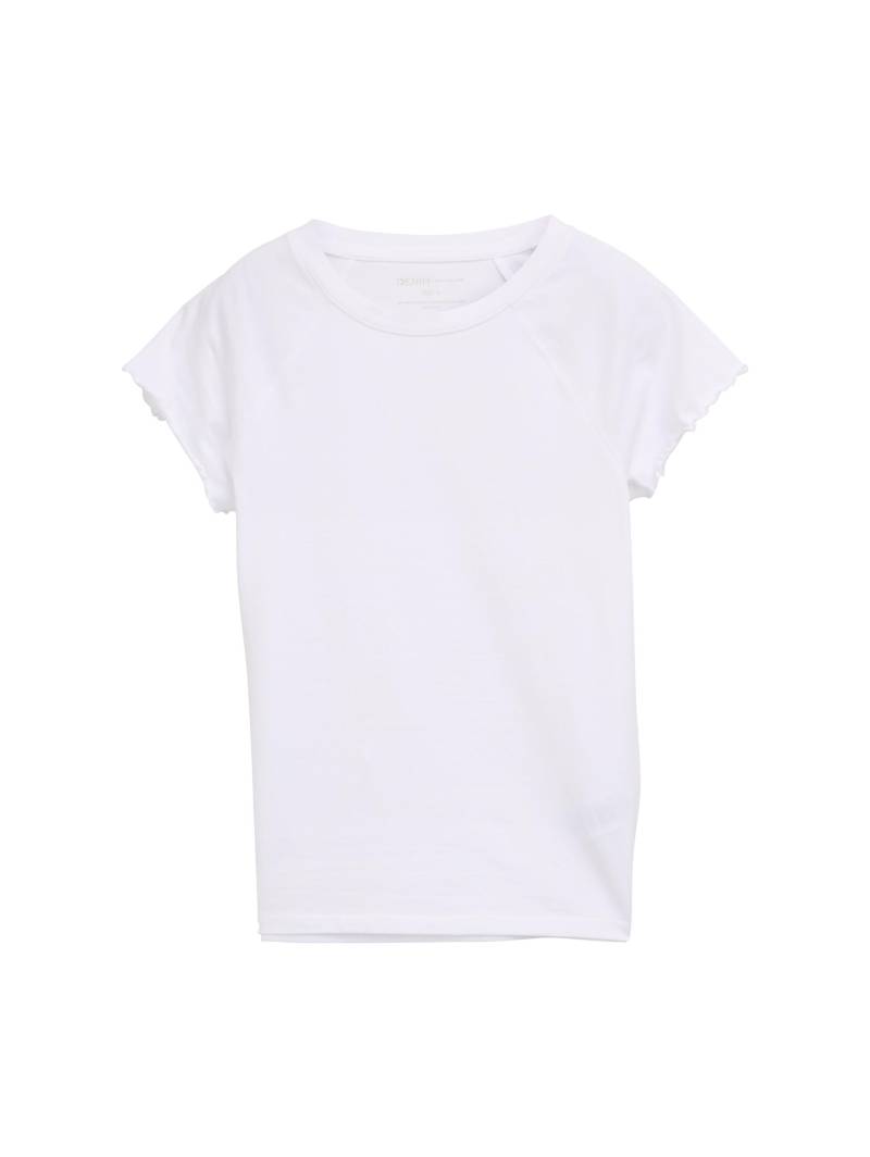 Denim Tom Tailor - Slim Fit Raglan T-Shirt white - Gr. - S von Denim Tom Tailor