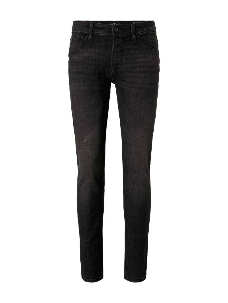 Denim Tom Tailor - Slim Piers Soft-Stretch-Jeans dark stone black denim - Gr. - 28/32 von Denim Tom Tailor