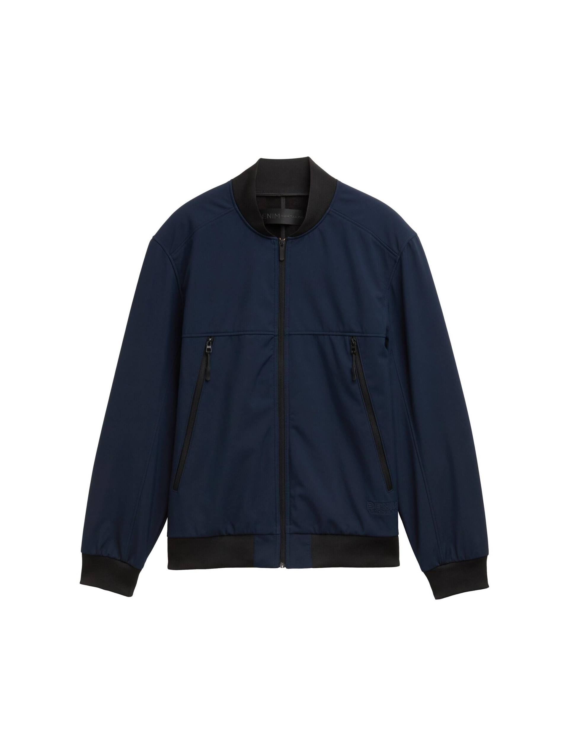 Denim Tom Tailor - Softshell Jacke im Bomber-Style sky captain blue - Gr. - XL von Denim Tom Tailor