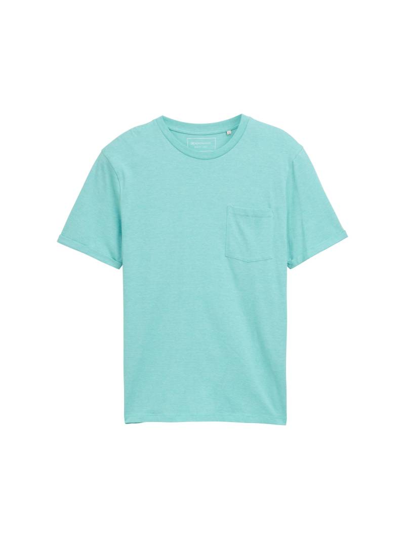Denim Tom Tailor - T-Shirt mit Brusttasche waterfall green - Gr. - XL von Denim Tom Tailor