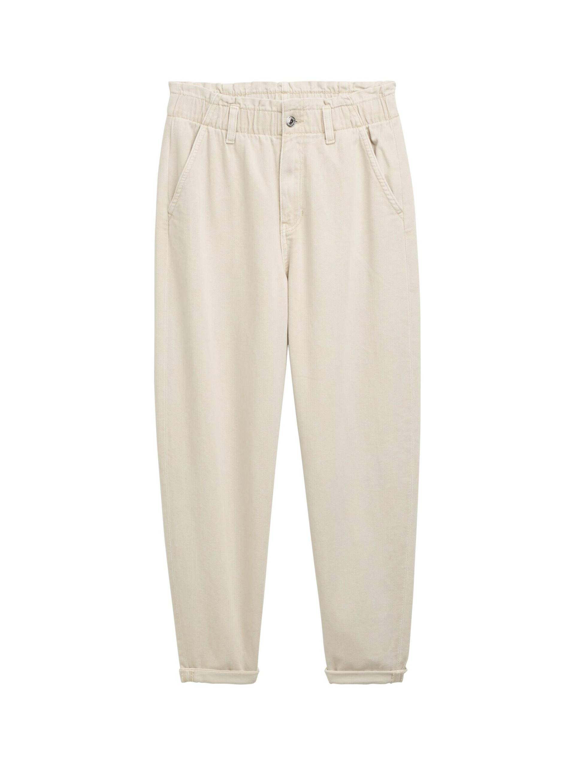 Denim Tom Tailor - TTADEA BARREL Jeans beige grey - Gr. - XL von Denim Tom Tailor