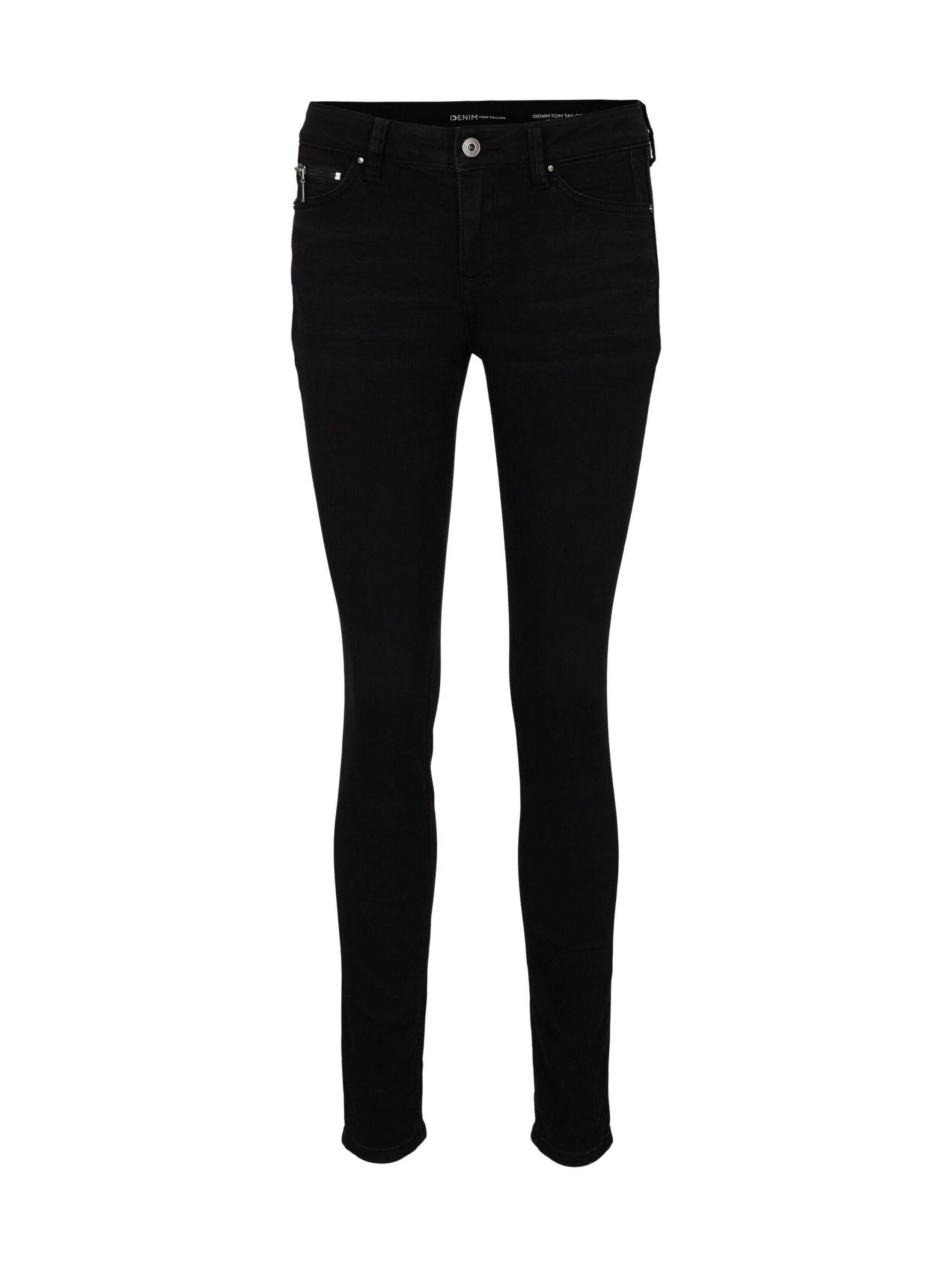 Denim Tom Tailor - TTJONA EXTRA SKINNY Jeans clean dark stone black denim - Gr. - 26/32 von Denim Tom Tailor