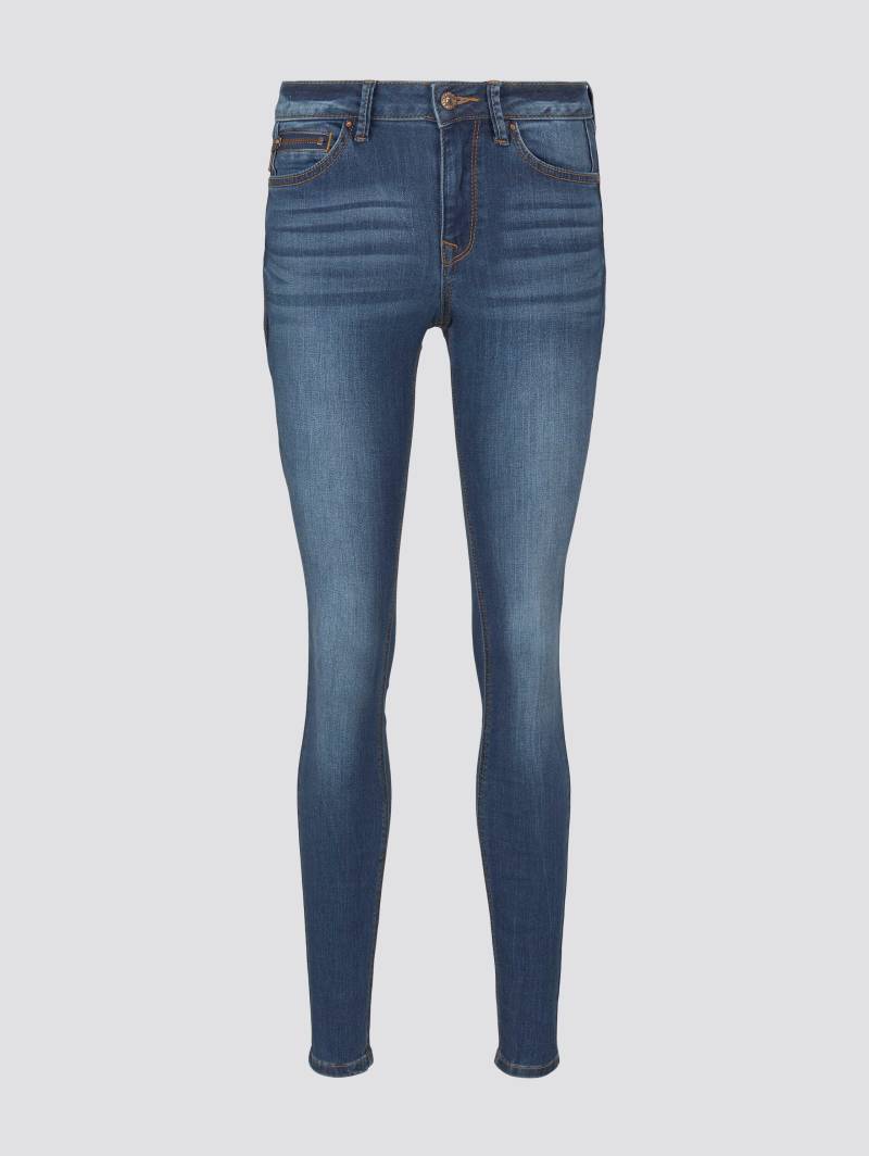 Denim Tom Tailor - TTJONA EXTRA SKINNY Jeans clean mid stone blue denim - Gr. - 25/32 von Denim Tom Tailor