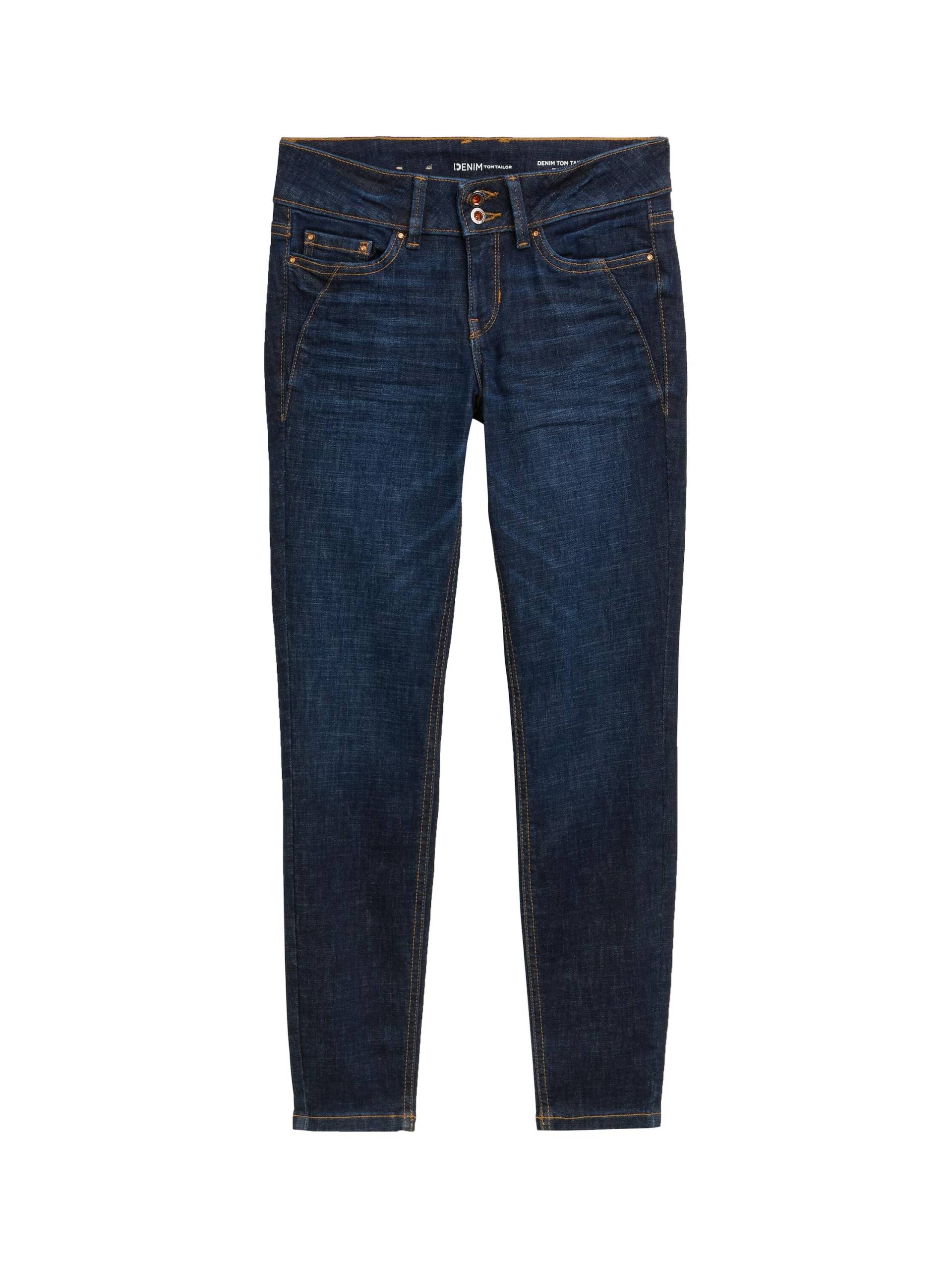 Denim Tom Tailor - TTJONA EXTRA SKINNY Jeans used dark stone blue denim - Gr. - 27 von Denim Tom Tailor