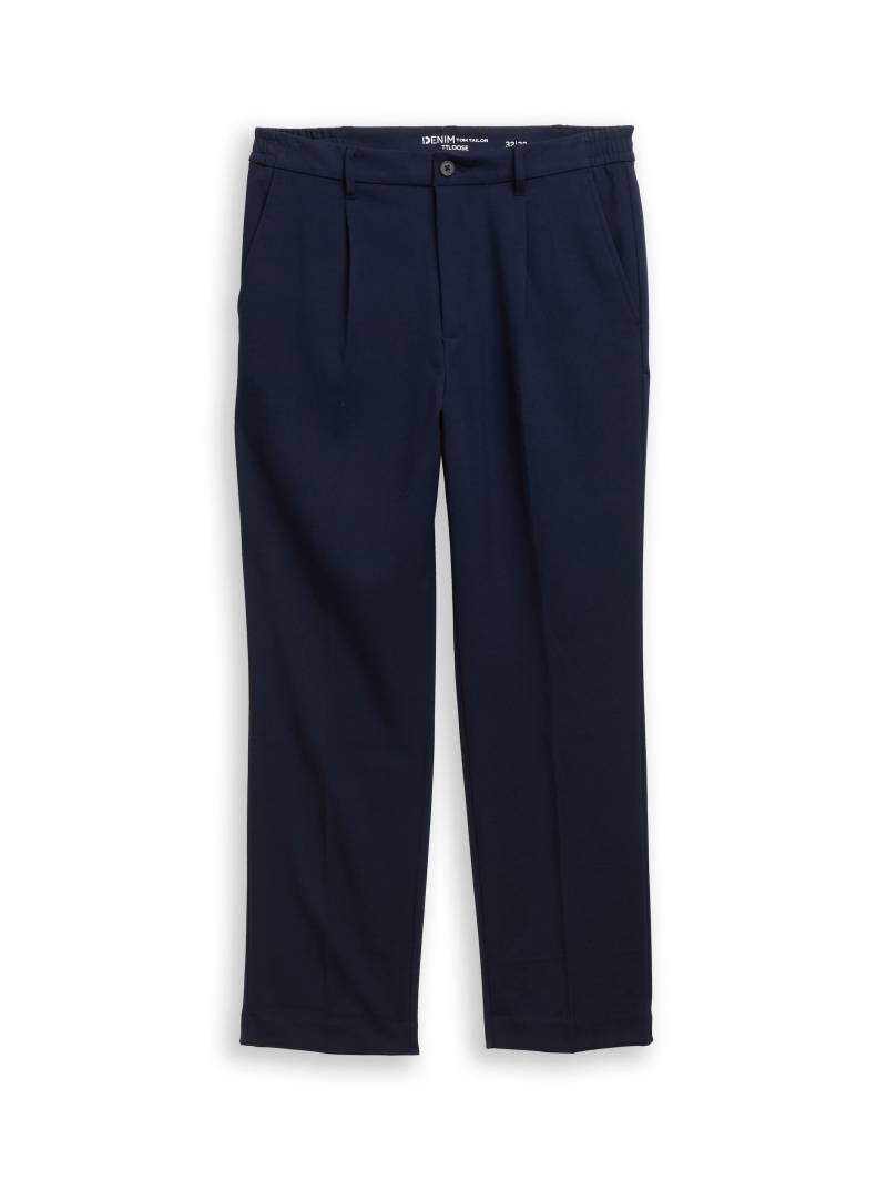 Denim Tom Tailor - TTLoose Chino Hose mit Bügelfalte sky captain blue - Gr. - 34/32 von Denim Tom Tailor