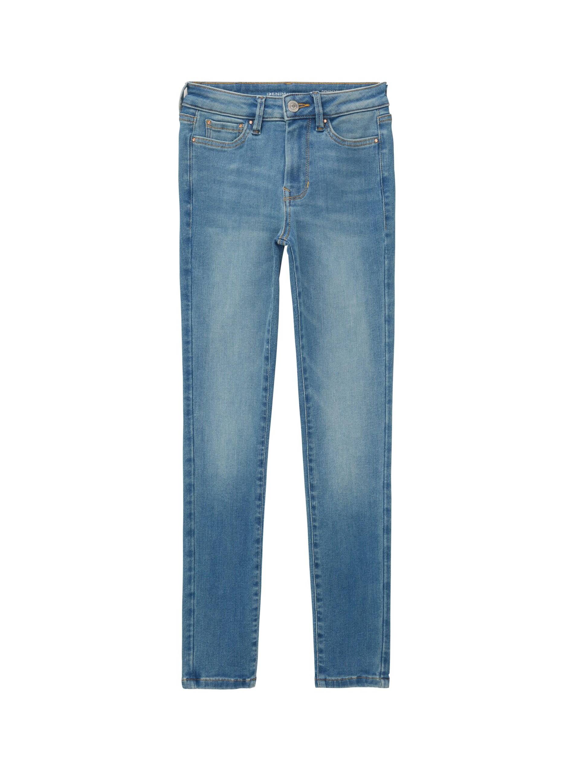 Denim Tom Tailor - TTNELA EXTRA SKINNY Jeans mit Superstretch used light stone blue denim von Denim Tom Tailor