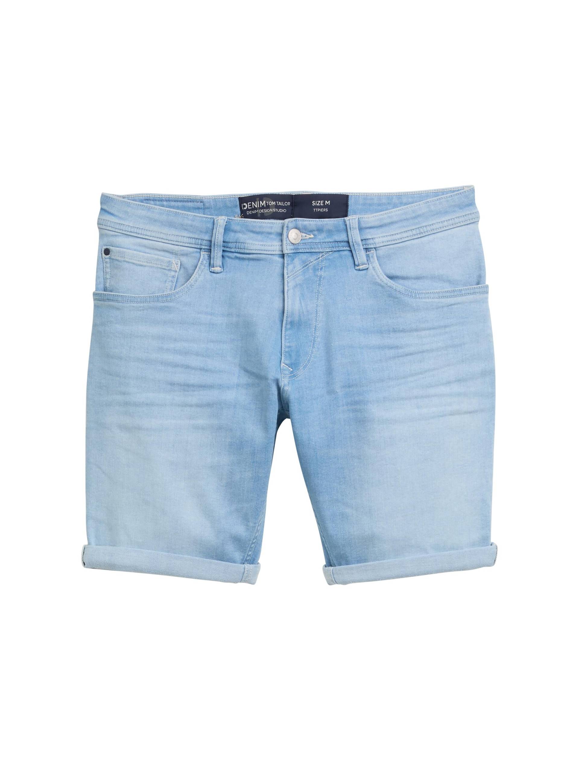 Denim Tom Tailor - TTPIERS SLIM Jeans Shorts light bright blue - Gr. - XXL von Denim Tom Tailor