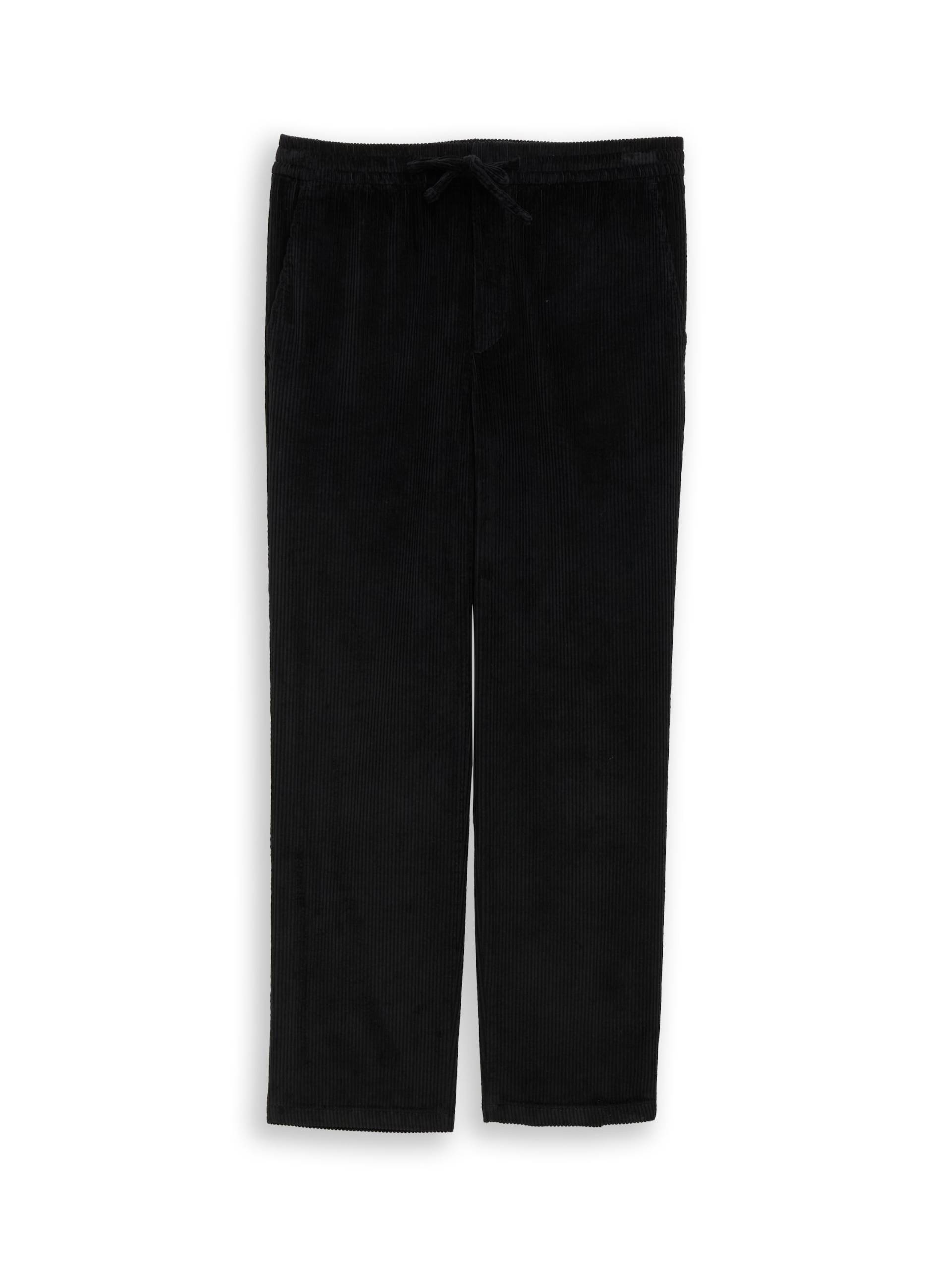 Denim Tom Tailor - TTRELAXED Chino Hose aus Cord black - Gr. - M von Denim Tom Tailor